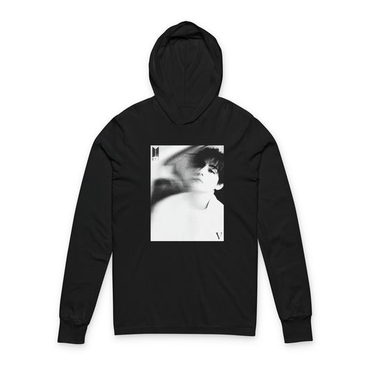 BTS V Unisex Hooded Long Sleeve Tee