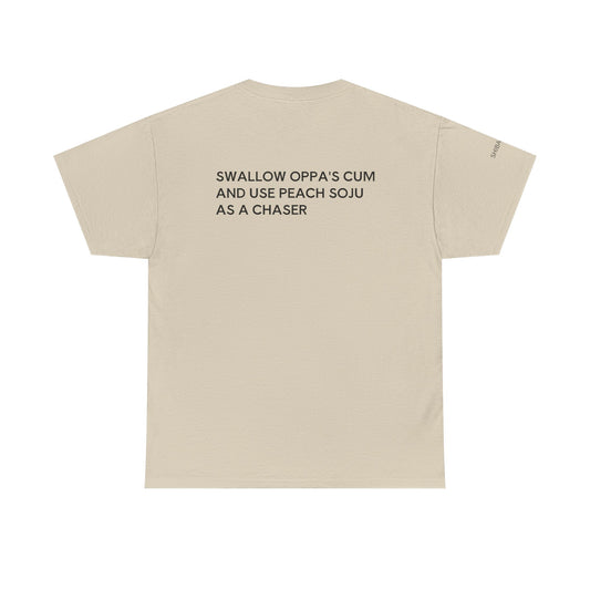SWALLOW OPPA'S CUM - Unisex Heavy Cotton Tee