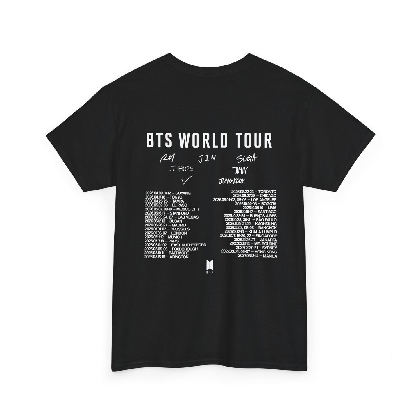 BTS Las Vegas Unisex Heavy Cotton Tee