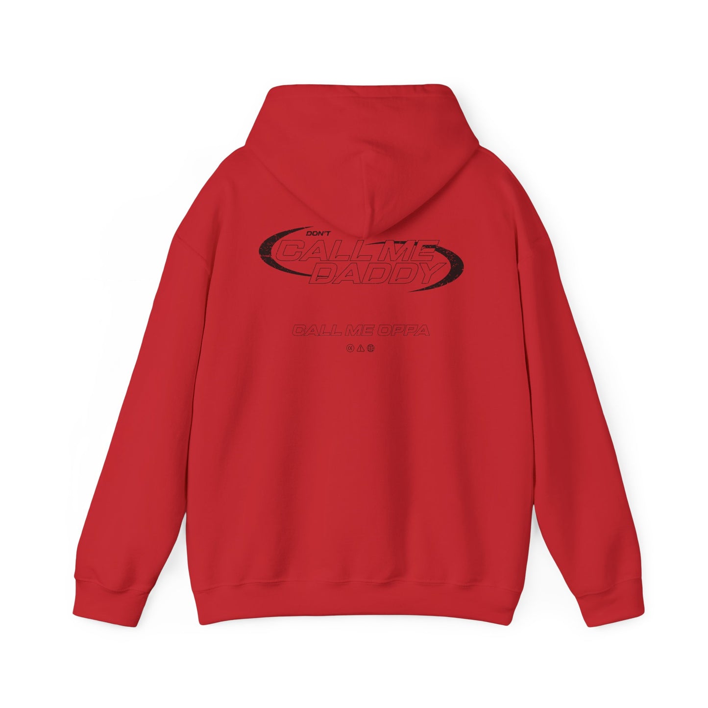 DONT CALL ME DADDY - (BLACK) Unisex Heavy Blend™ Hooded Sweatshirt