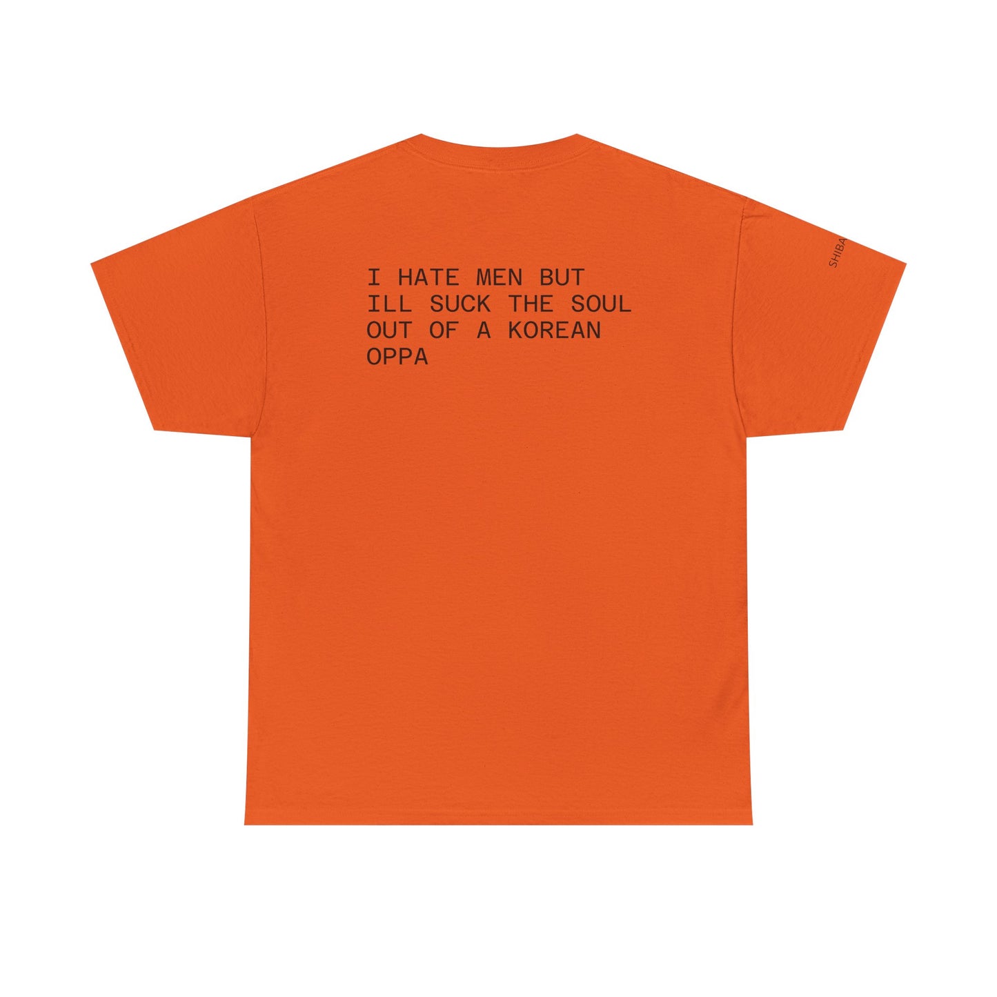 I HATE MEN BUT - Unisex Heavy Cotton Tee