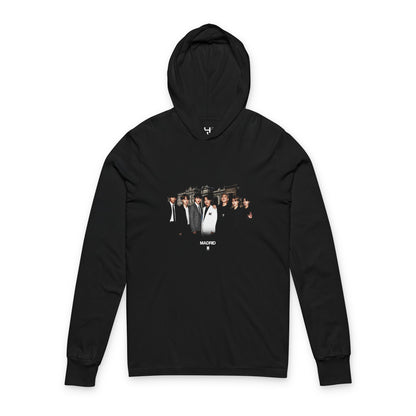 BTS Madrid Unisex Hooded Long Sleeve Tee