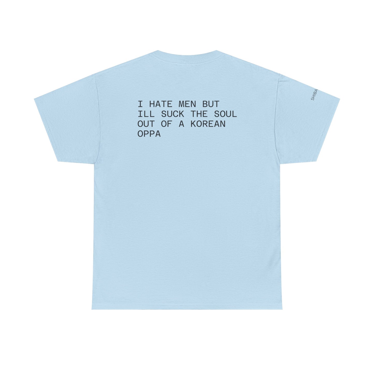 I HATE MEN BUT - Unisex Heavy Cotton Tee