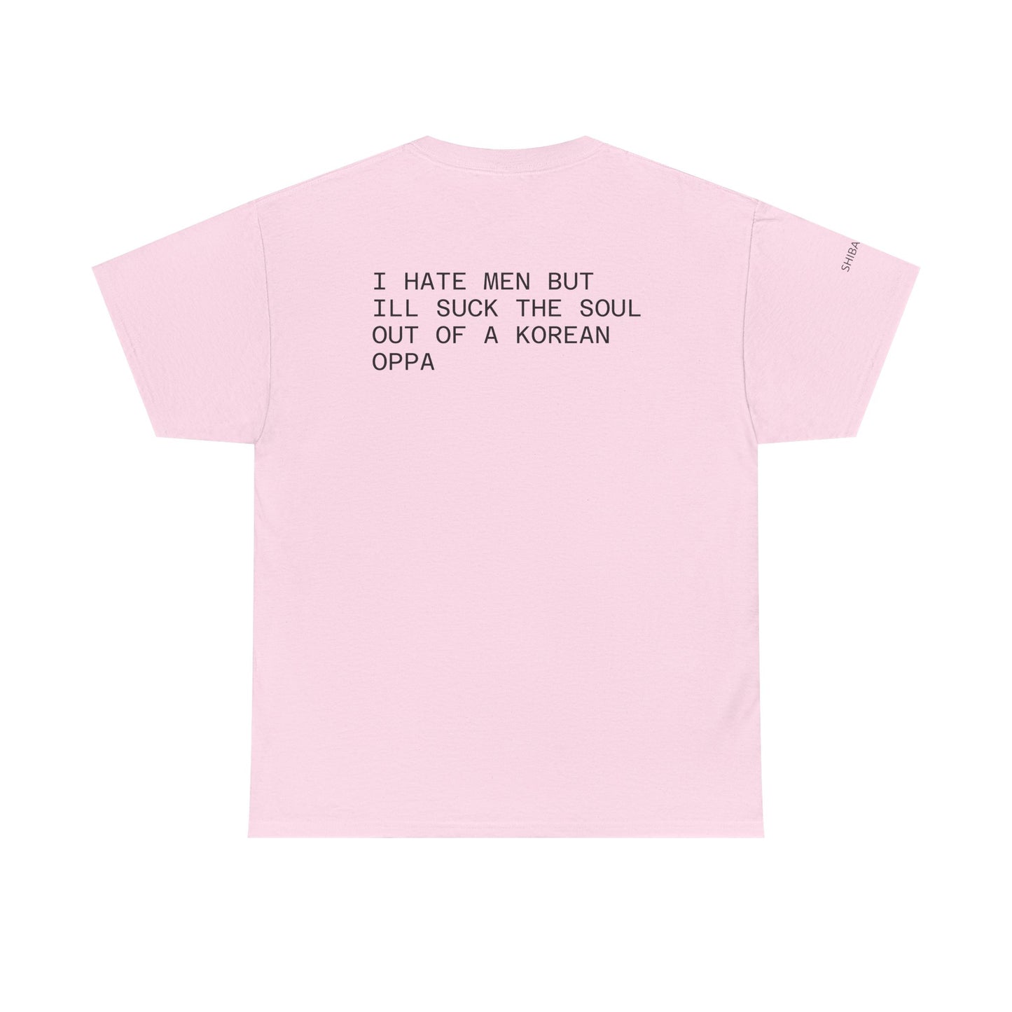 I HATE MEN BUT - Unisex Heavy Cotton Tee