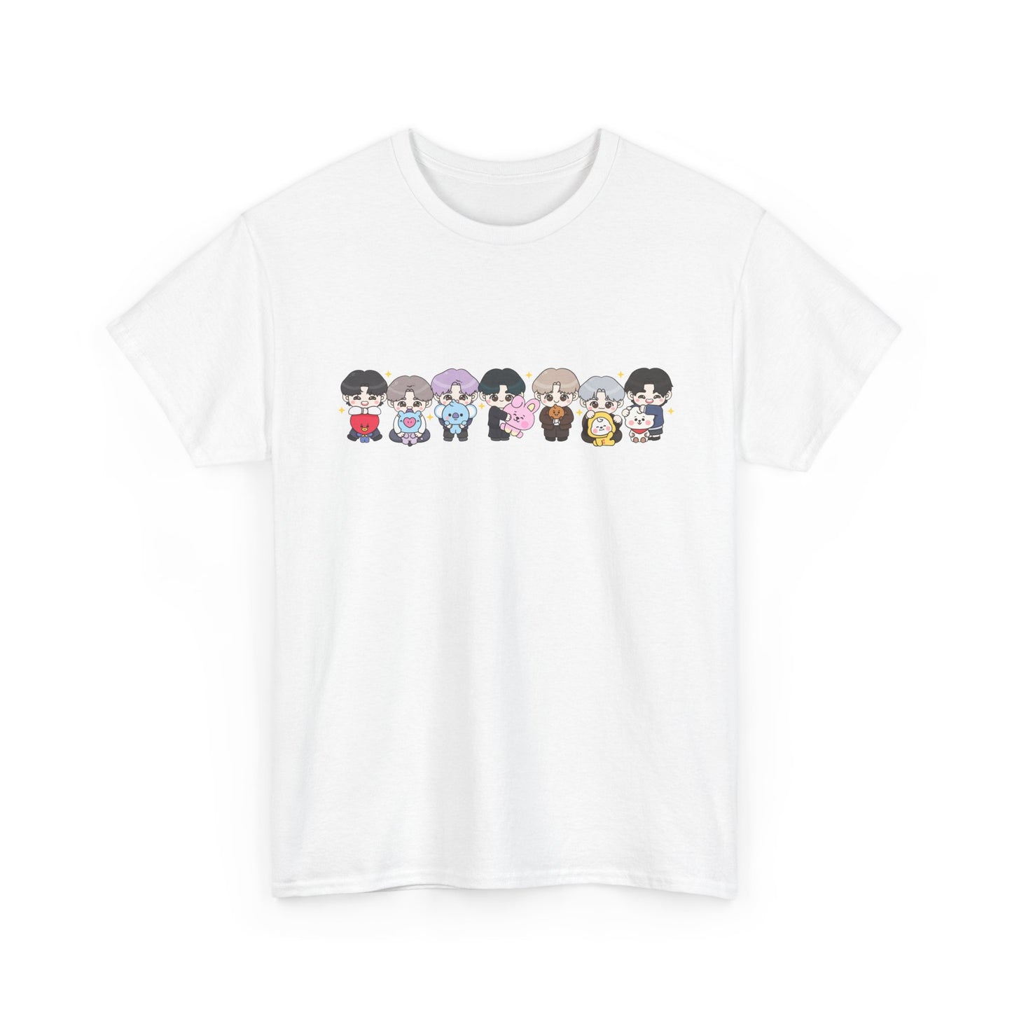 BTS character Unisex Heavy Cotton Tee