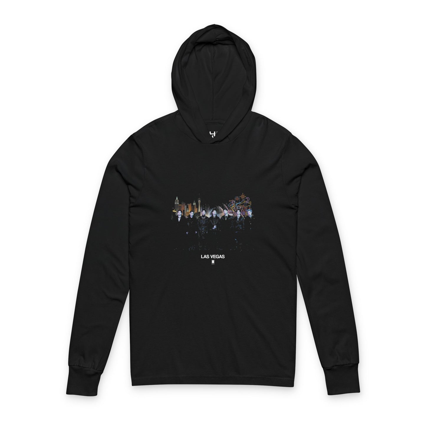 BTS Las Vegas Unisex Hooded Long Sleeve Tee