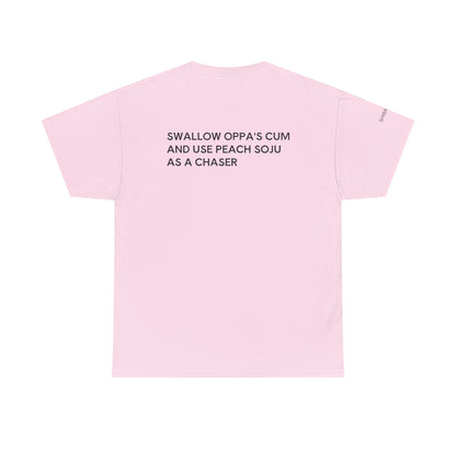 SWALLOW OPPA'S CUM - Unisex Heavy Cotton Tee