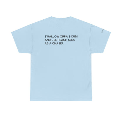 SWALLOW OPPA'S CUM - Unisex Heavy Cotton Tee