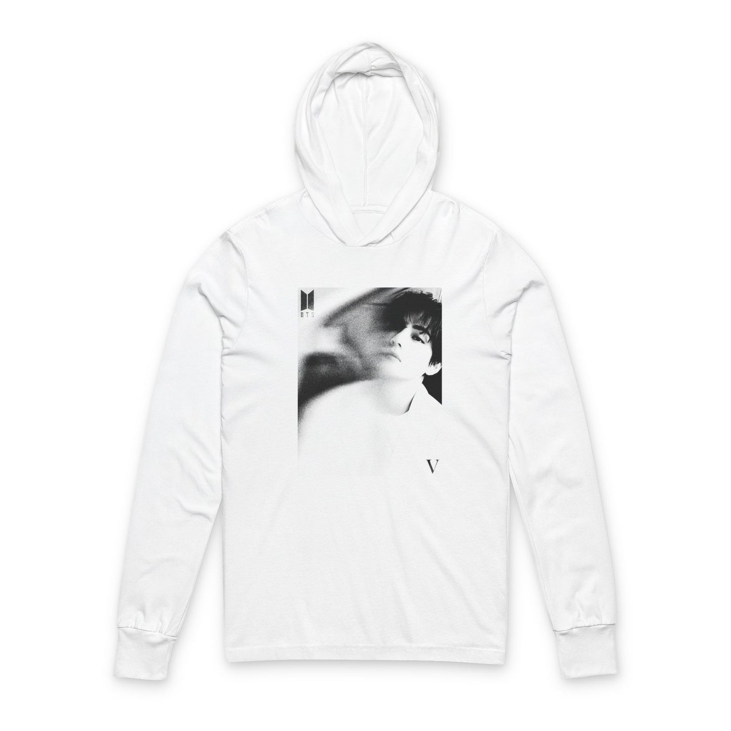 BTS V Unisex Hooded Long Sleeve Tee