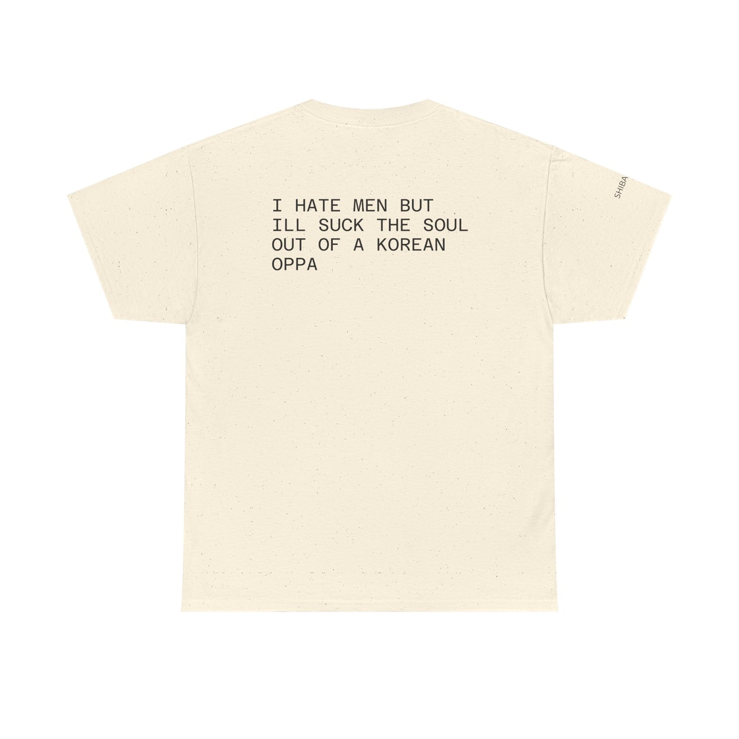 I HATE MEN BUT - Unisex Heavy Cotton Tee
