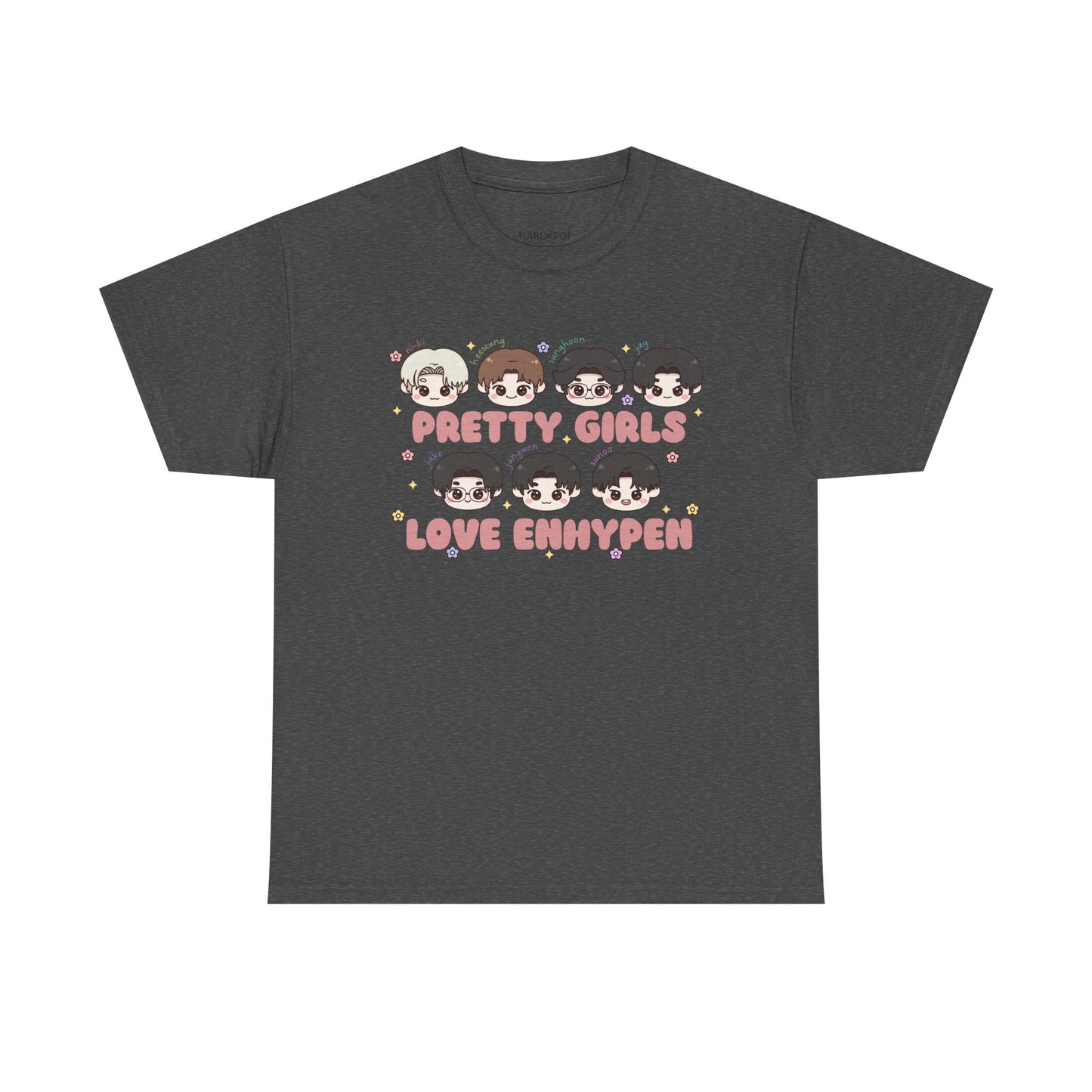 PRETTY GIRLS LOVE ENHYPEN - Unisex Heavy Cotton Tee