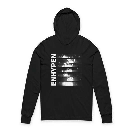 ENHYPEN EYES - Unisex Hooded Long Sleeve Tee