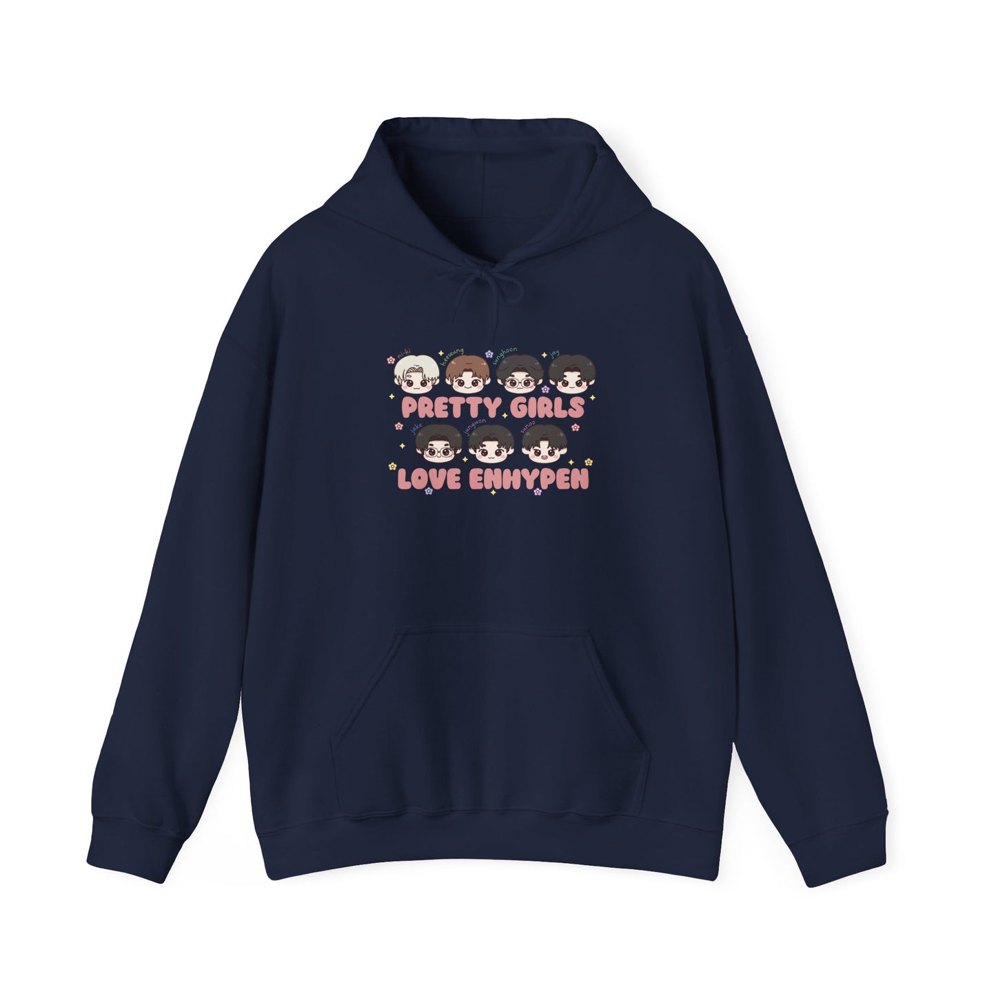 PRETTY GIRLS LOVE ENHYPEN - Unisex Heavy Blend™ Hooded Sweatshirt