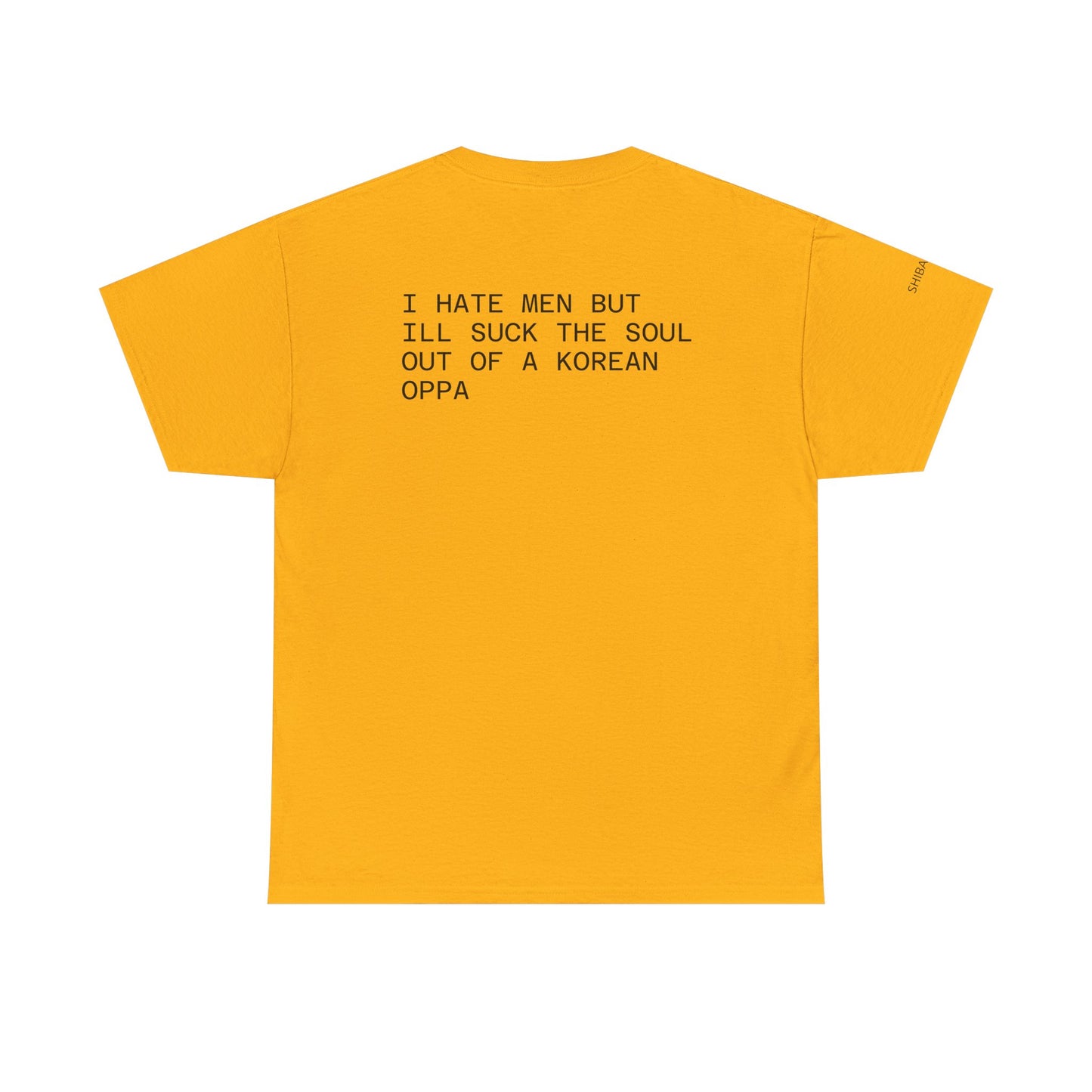 I HATE MEN BUT - Unisex Heavy Cotton Tee