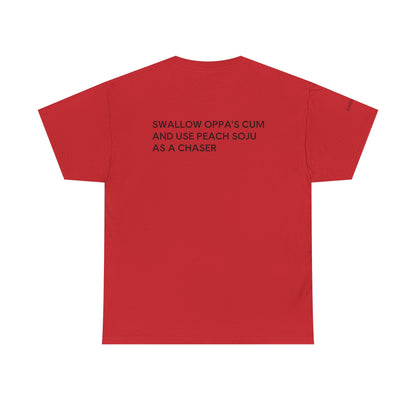 SWALLOW OPPA'S CUM - Unisex Heavy Cotton Tee