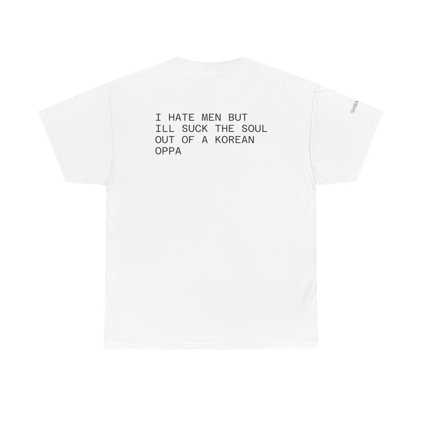 I HATE MEN BUT - Unisex Heavy Cotton Tee