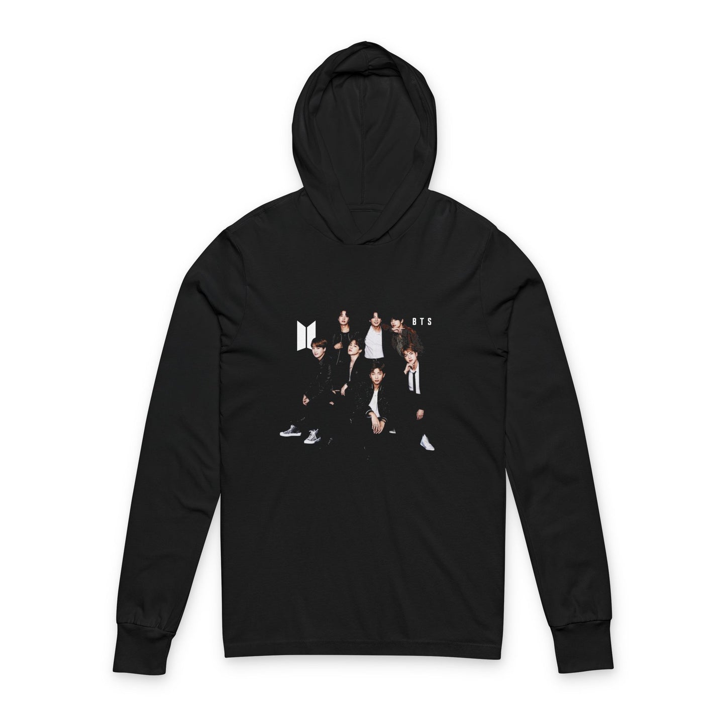 BTS Full Member Unisex Hooded Long Sleeve Tee