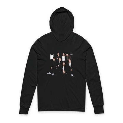 BTS Full Member Unisex Hooded Long Sleeve Tee