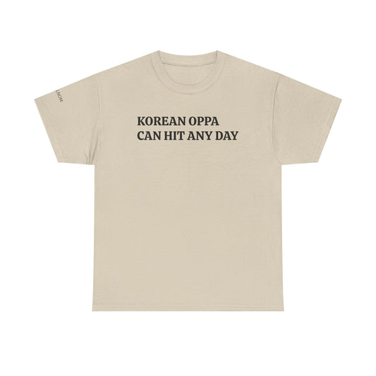 KOREAN OPPA CAN HIT - Unisex Heavy Cotton Tee