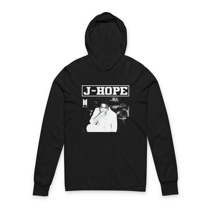 BTS J HOPE Unisex Hooded Long Sleeve Tee