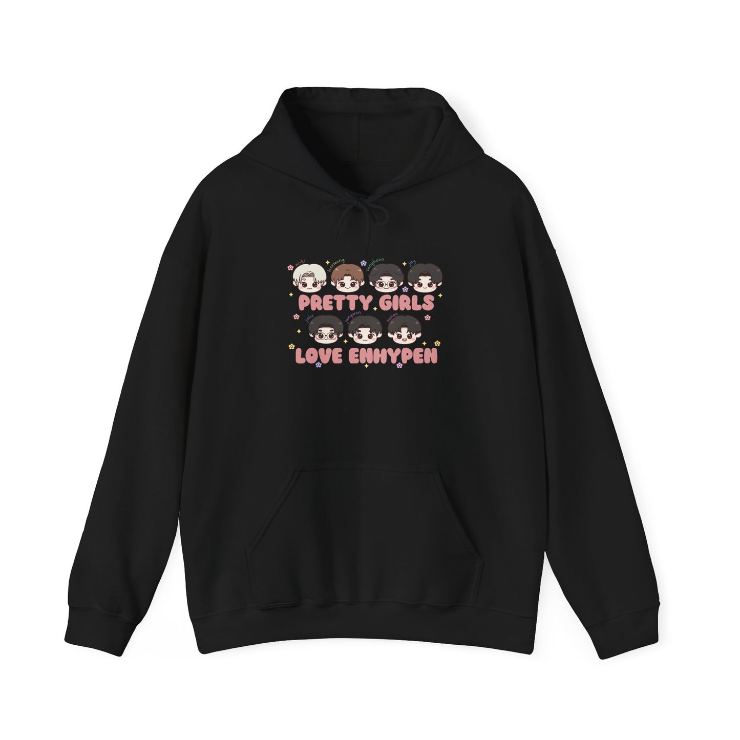 PRETTY GIRLS LOVE ENHYPEN - Unisex Heavy Blend™ Hooded Sweatshirt