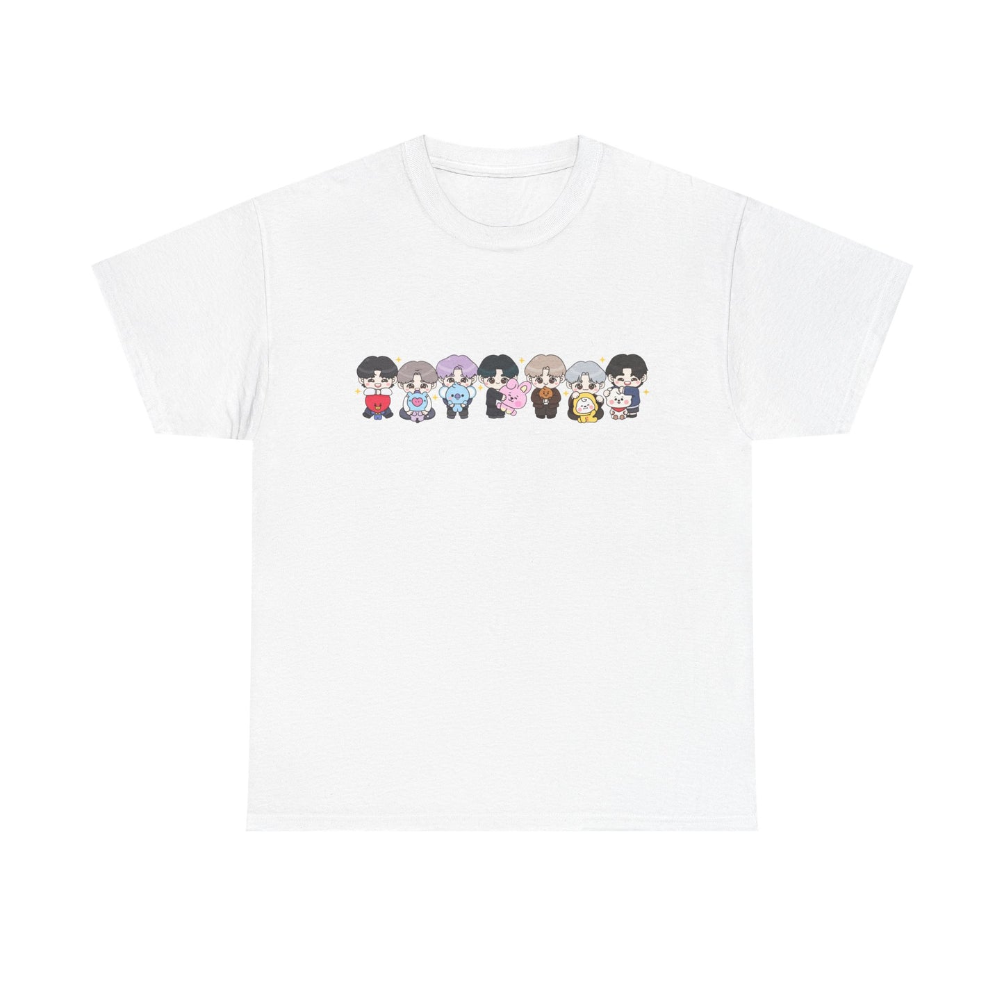 BTS character Unisex Heavy Cotton Tee