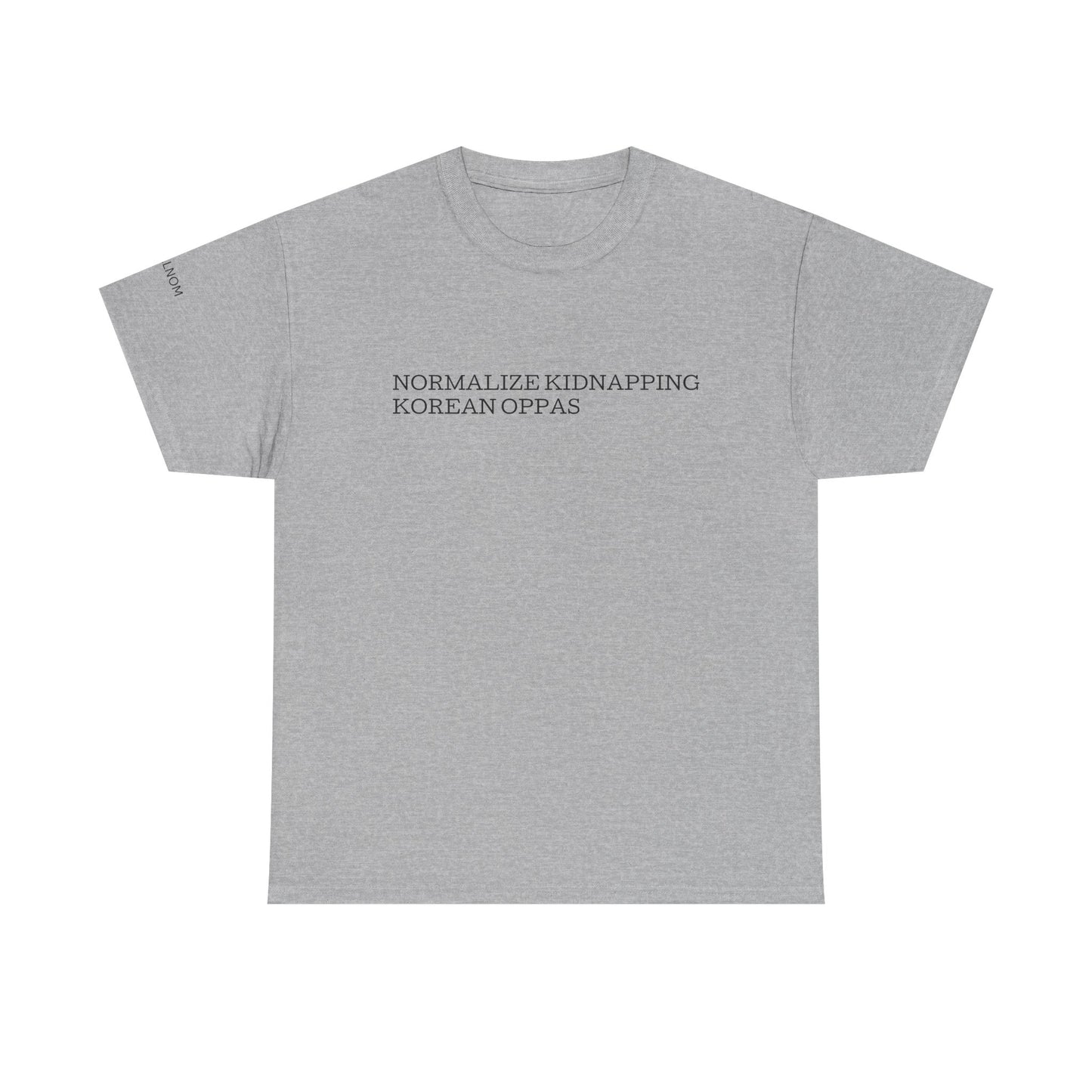 NORMALIZE KIDNAPPING KOREAN OPPAS - Unisex Heavy Cotton Tee