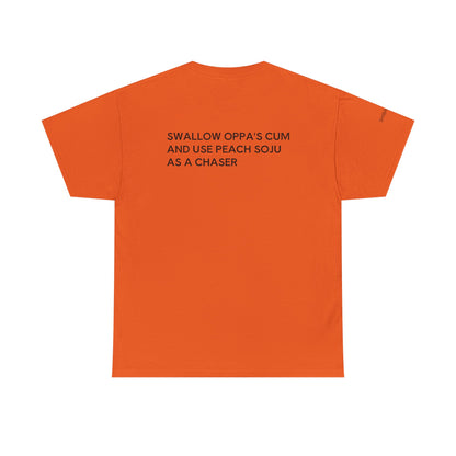 SWALLOW OPPA'S CUM - Unisex Heavy Cotton Tee
