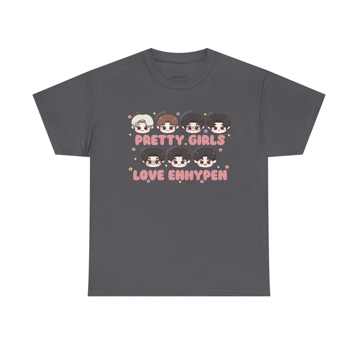 PRETTY GIRLS LOVE ENHYPEN - Unisex Heavy Cotton Tee