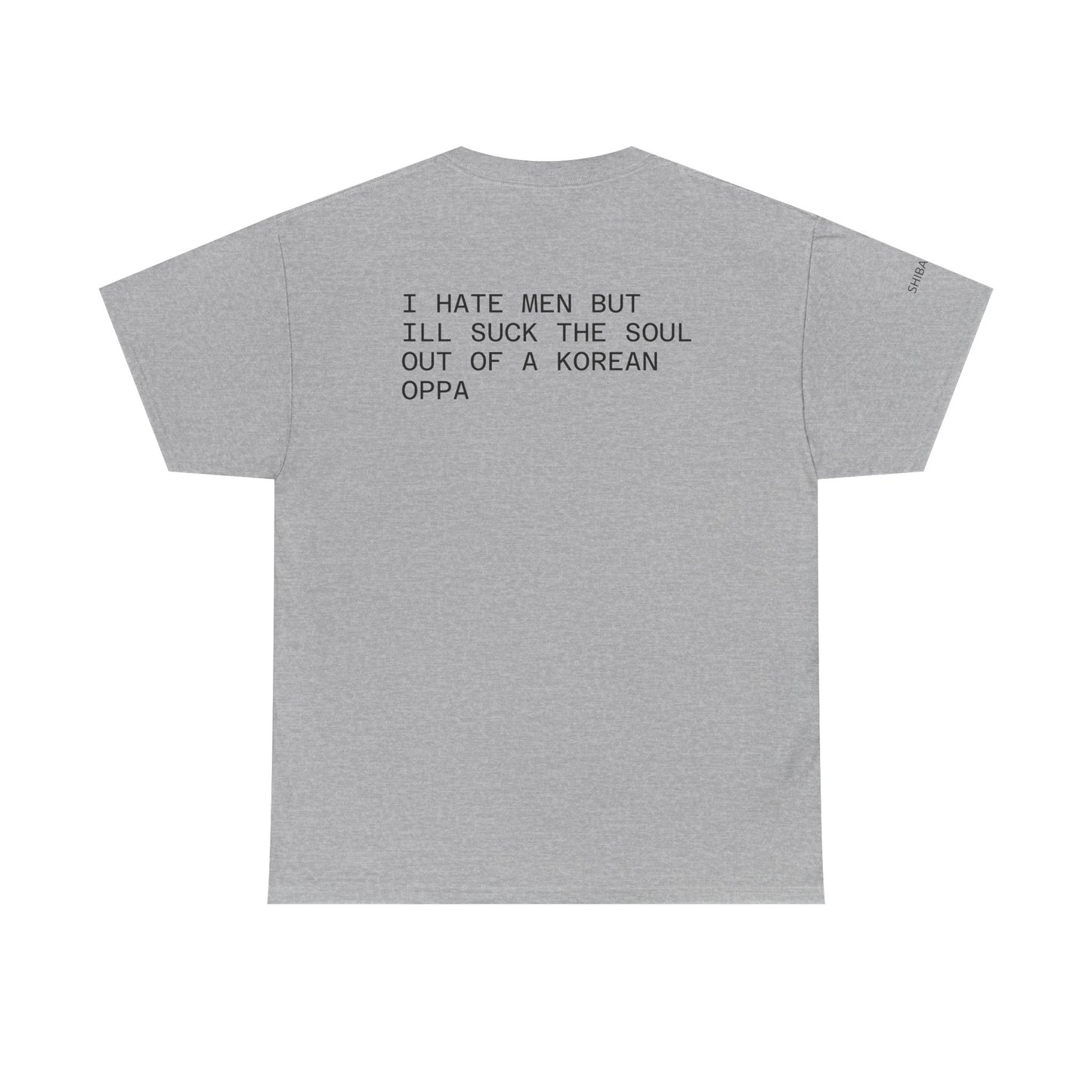 I HATE MEN BUT - Unisex Heavy Cotton Tee