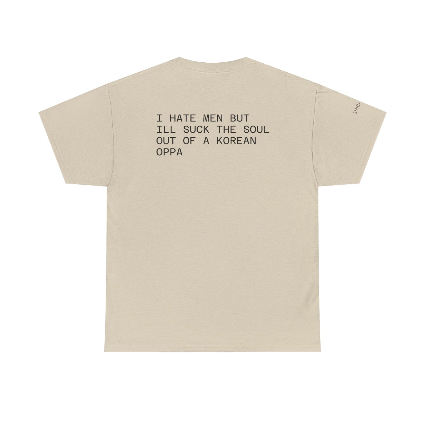 I HATE MEN BUT - Unisex Heavy Cotton Tee