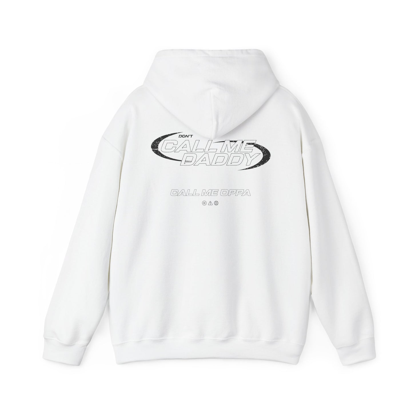 DONT CALL ME DADDY - (BLACK) Unisex Heavy Blend™ Hooded Sweatshirt